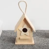 Pet bird nest pendants, wooden birdcages, bird houses, bird's nest hanging decorations, diy bird nests, graffiti, Christmas decorations Specification image